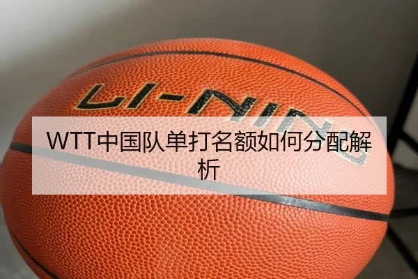 WTT中国队单打名额如何分配解析（Kaiyun）
